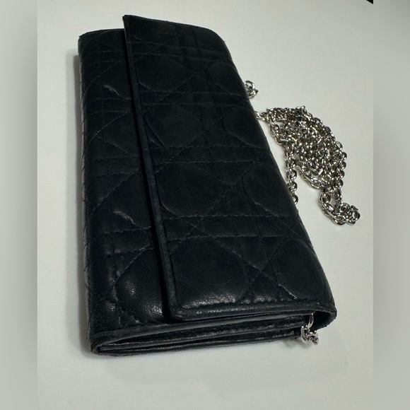 Christian Dior cannage wallet on chain - Picture 3 of 16